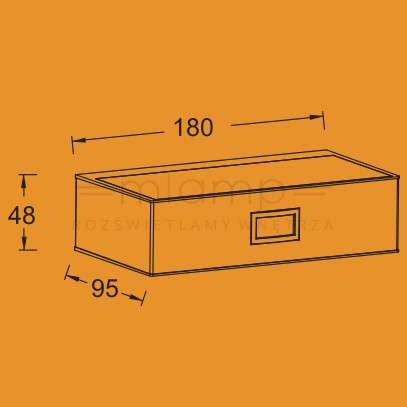 Elewacyjna LAMPA solarna BRICK 6908501308 Lutec prostokątna OPRAWA ogrodowa LED 2W 4000K outdoor IP44 transparentna
