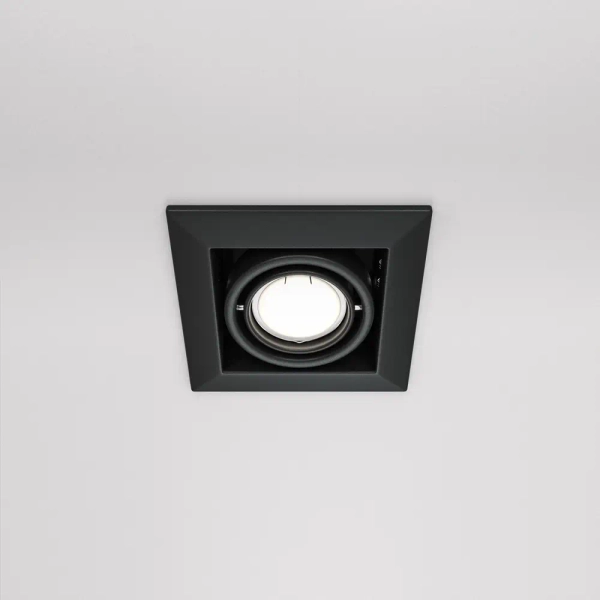 Oczko stropowe na korytarz Metal Modern DL008-2-01-B czarne