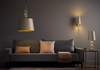 Sypialniana lampa szampańska COCO 41091107 abażurowa lampka nocna