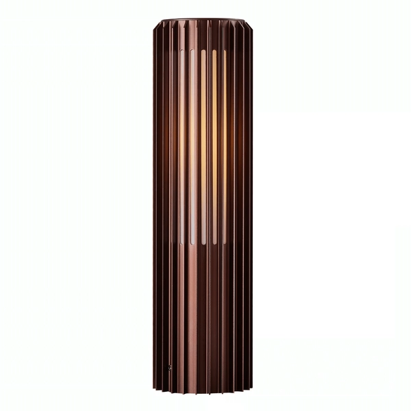 Lampa stojąca słupek ALUDRA 2118028261 IP44 do ogrodu brązowy