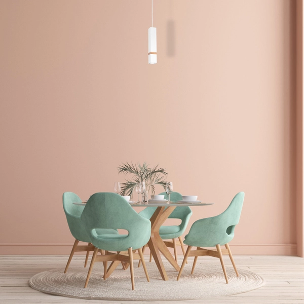 LAMPA wisząca VIDAR MLP5408 Milagro metalowa OPRAWA prostokątny ZWIS skandynawski biały