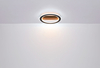 Lampa sufitowa okrągła Mattia 67268-30 LED 30W 3000K czarna drewno
