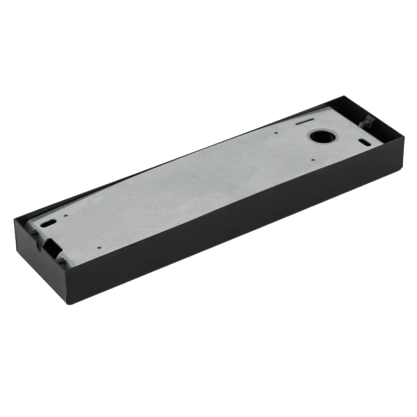 Puszka do zasilacza 1-obwodowego 11893 metalowa czarna