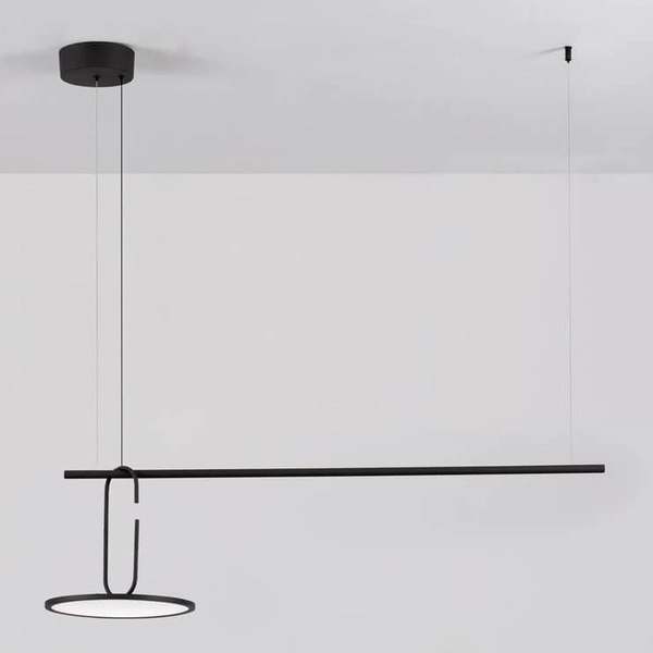 Zwisająca lampa sypialniana ACACHI LE44523 LED 22W 3000K czarna