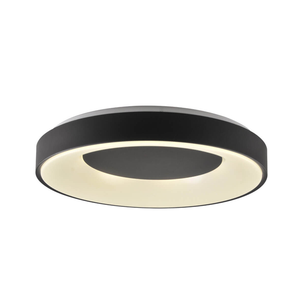 Ledowy plafon Witold 326713 Polux 48W 3000-6000K IP44 czarny biały