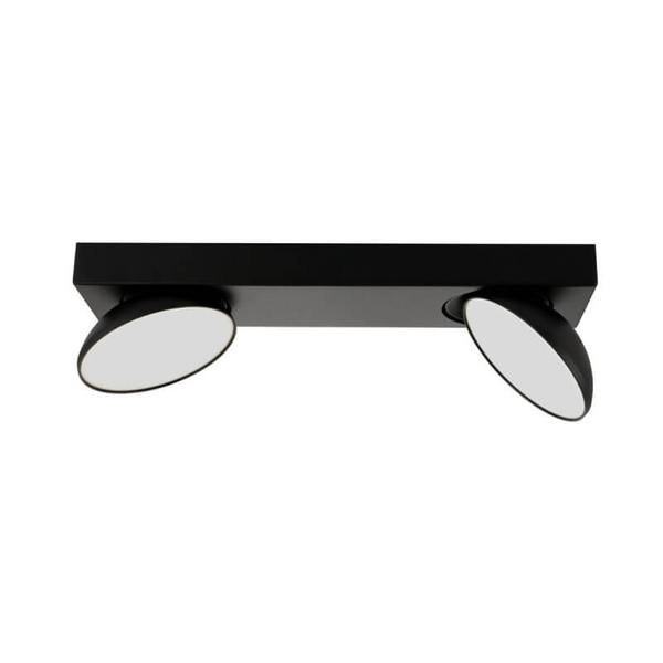 Czarna lampa kierunkowa Castelio LED 10W 4000K 2-punktowa