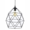 Druciana klatka wisząca Galaxy 3455 TK Lighting loftowa metalowa czarna