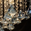 Żyrandol LAMPA wisząca Barcelona 6248/4 8C Elem pałacowa OPRAWA glamour crystal ZWIS na łańcuchu chrom przezroczysty