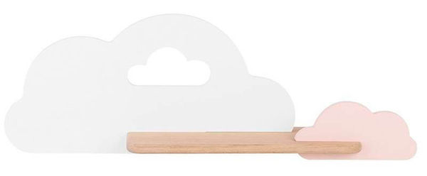 Dziecięca lampa ścienna CLOUD 21-76717 chmurki LED 5W 4000K biały różowy