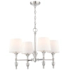 Metalowa lampa wisząca Austin P04135NI-WH Cosmolight klasyczna biały nikiel