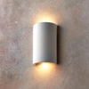 Ścienna lampa na przedpokój Crescent 61636 LED 5,6W 3000K gips biały