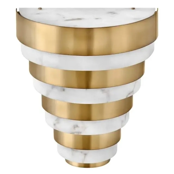 Ścienna lampa pierścieniowa Echelon QN-ECHELON-W do sypialni mosiądz