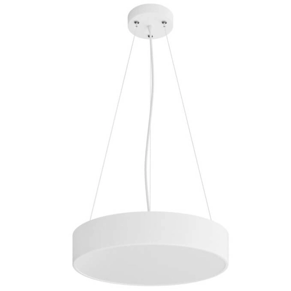 Zwisająca lampa Cleo 137623601094 Temar okrągła z czujnikiem ruchu biała