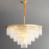Lampa zwis Iceland ST-6308-6 Step lód kryształki pałacowa do salonu złota