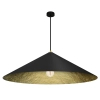 Wisząca lampa do przedpokoju MLP0647 stożek czarny
