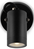 Lampa ścienna elewacyjna Scope O025WL-01B regulowana tuba czarna