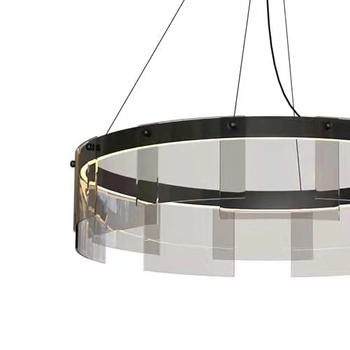 Ledowa lampa wisząca CGGALLEN60 36W czarny przydymiony