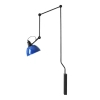 Lampa ścienna regulowana AIDA 1141C3_25 do salonu czarna kobaltowa
