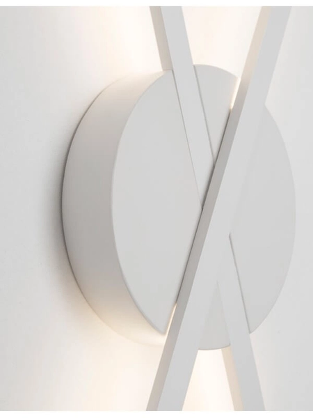 Ścienna lampa sypialniana Temuco listwy LED 18W białe