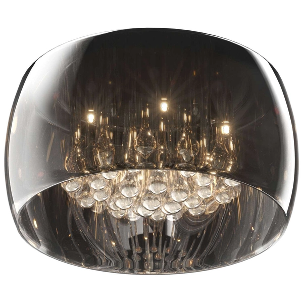 Lampa sufitowa CRYSTAL C0076-05L-F4FZ szklana glamour chrom przezroczysta