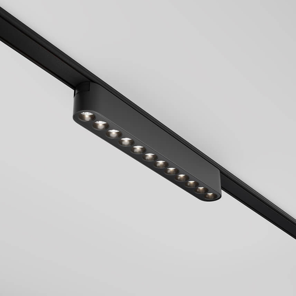 Owalna lampa sufitowa  Points TR082-1-12W3K-M-B 12W 3000K do szyny czarny