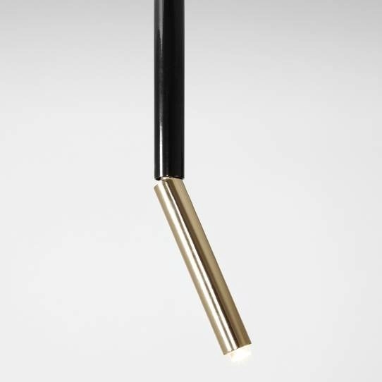 Nowoczesna tuba regulowana STICK 1067PL_G1_M Aldex sufitowa metalowa czarna