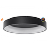 Metalowy plafon okrągły Solvent LED 120W 3000-6000K smart czarny