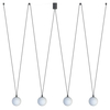 Lampa wisząca nad stół kule Sling 10354 Nowodvorski designerska biała