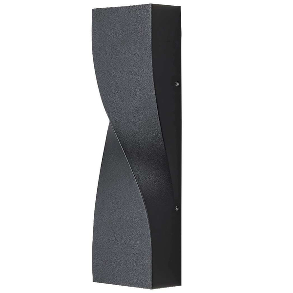 Ścienna LAMPA elewacyjna FOLLINA 8154 Rabalux ogrodowa OPRAWA metalowa LED 11W 4000K kinkiet outdoor IP65 czarny