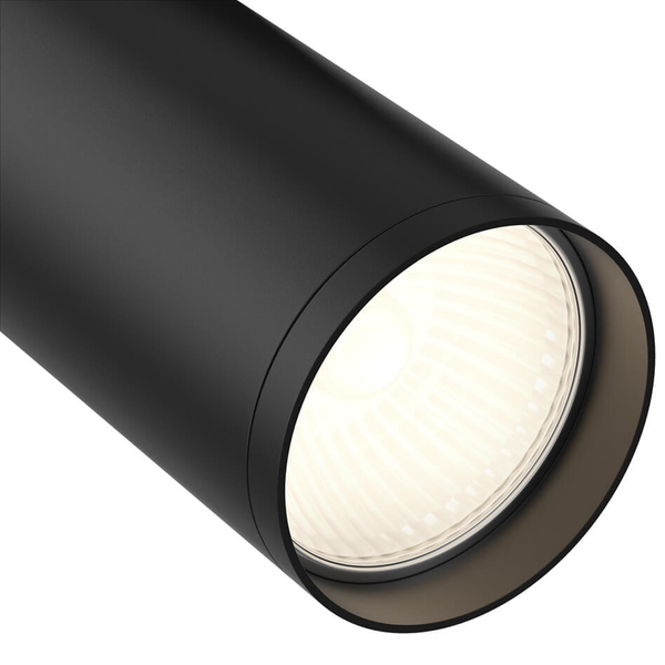 Szynowa lampa tuba Focus TR020-1-GU10-B 1-fazowa sufitowa czarny