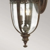 Elewacyjna LAMPA zewnętrzna English FE-EB2-L-BRB Elstead FEISS ogrodowa OPRAWA retro metalowa outdoor IP44 brąz przezroczysta