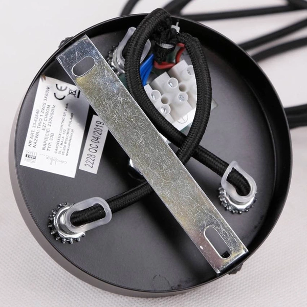 Klasyczna lampa sufitowa Simpli 33-63847 biała chrom