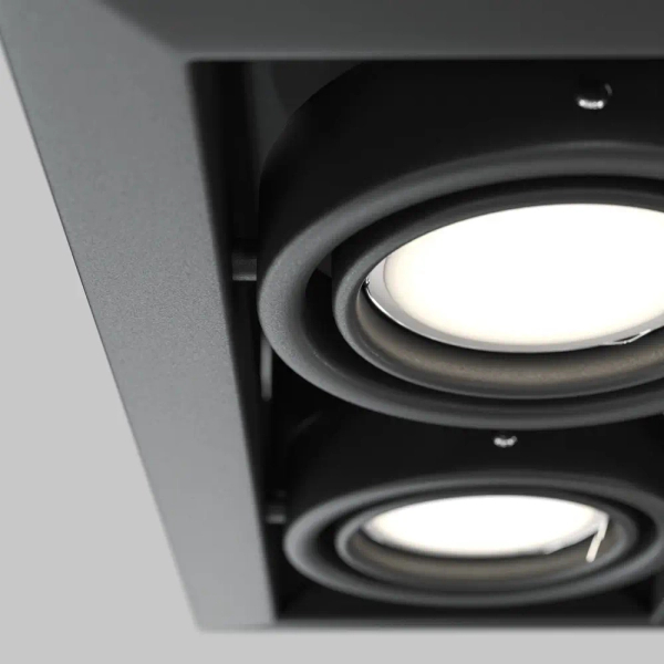 Oprawa wpuszczana modułowa Metal Modern DL008-2-02-B LED 50W czarna