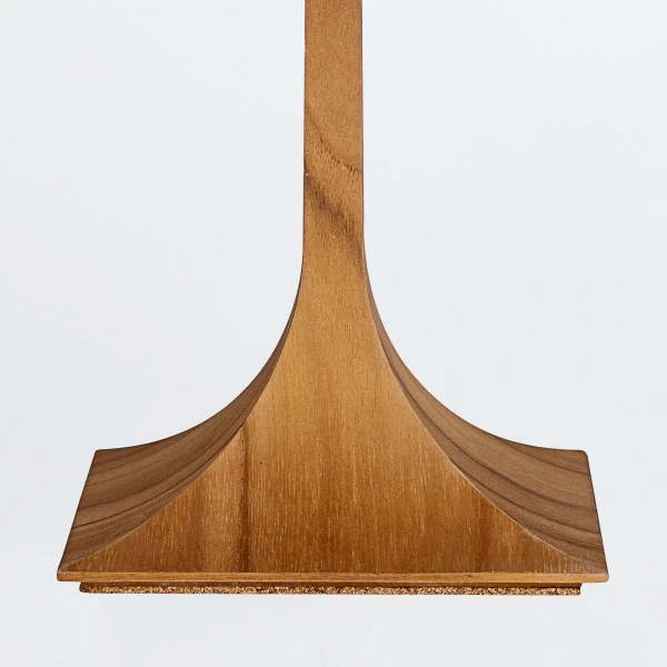 Sypialniana lampka stołowa Nostalgia QN-NOSTALGIA-TL-M-TEAK brązowy