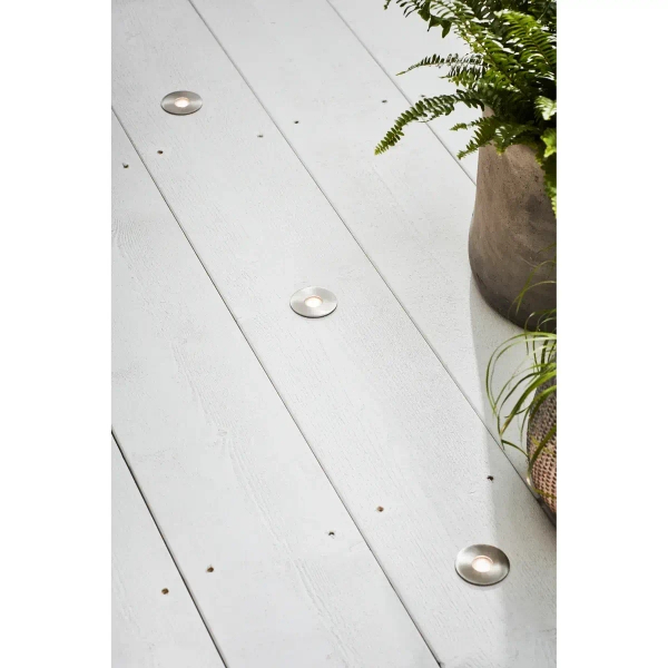 Metalowy spot Garden 107988 LED 0,8W 3000K IP44 zewnętrzny srebrny