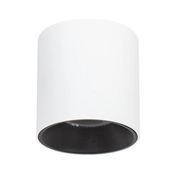 Lampa tuba natynkowa Altisma CLN-6677-75-WH-BL-3K Italux LED 10W 3000K biały czarny