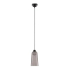 Szklana lampa wisząca TAVENCO LE45210 LED 5W 3000K czarna różowa