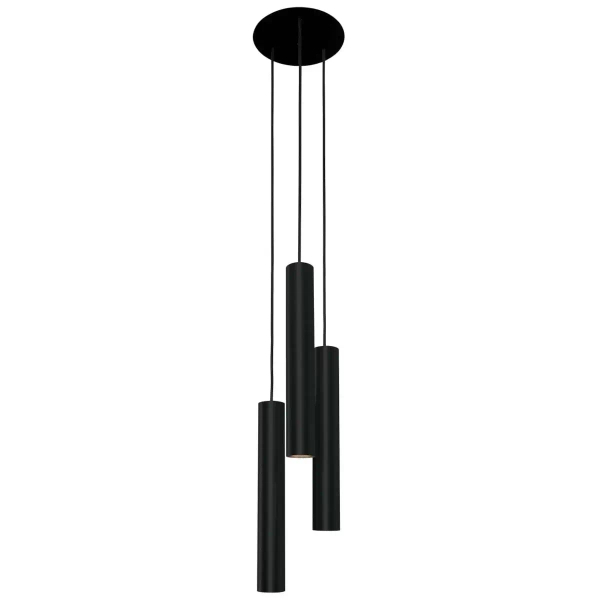 LAMPA wisząca EYE L 8917 Nowodvorski tuba OPRAWA metalowy ZWIS kaskada czarna