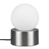 Sypialniana lampka stołowa Countess R59051007 RL Light bańka nikiel biały