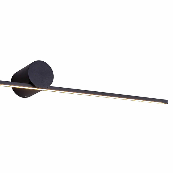Metalowy kinkiet ścienny Camara W89949-8W-BK Zumaline LED 8W 4000K czarny