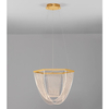 Lampa zwisająca HUARAL LE44435 LED 35W 3000K do salonu siatka złota