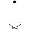Lampa wisząca ringi EMPOLI ML1573 LED 55W 4000K czarne
