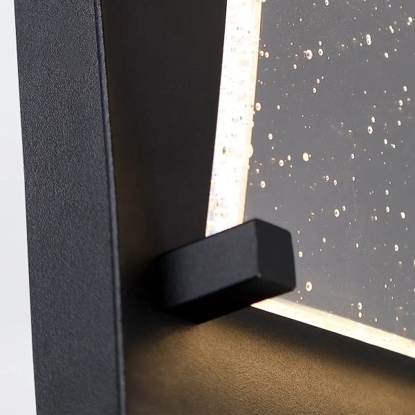 Ścienna lampa na elewację Kabo QN-KABO-S-BK LED 6W 3000K IP44 czarny