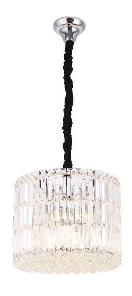 LAMPA wisząca PUCCINI P0266 Maxlight okrągła OPRAWA kryształowy zwis glamour crystal przezroczysty