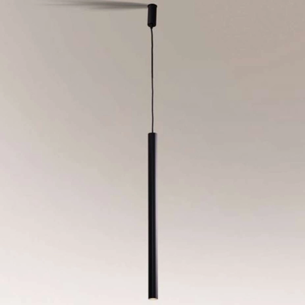 LAMPA wisząca YABU 5526 Shilo metalowa OPRAWA sopel ZWIS tuba czarna