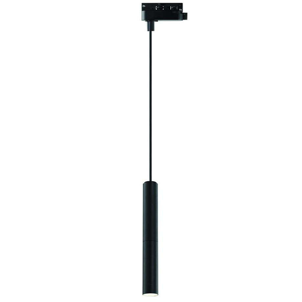 LAMPA wisząca Slimi S Nero Track Orlicki Design metalowa OPRAWA do systemu szynowego 1-fazowego czarna