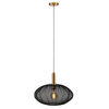 Lampa wisząca nad stół Corina 03447/52/30 klosz siatka czarna złota