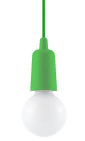 LAMPA wisząca SL.0581 przewód OPRAWKA na żarówkę zwis industrialny kabel zielony