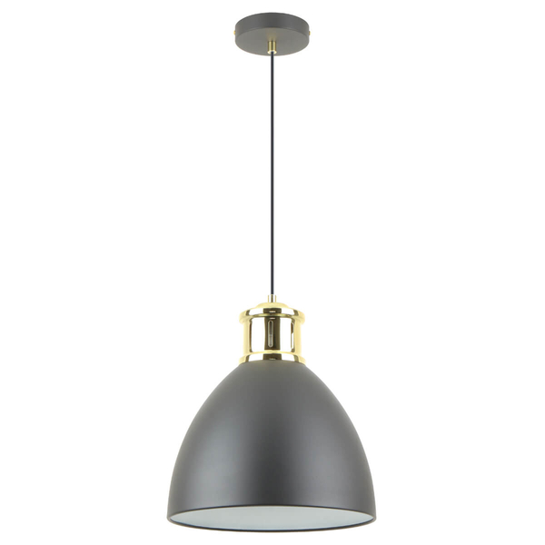 Zwisowa lampa nad wyspę Mensa A8050L-SBK Zumaline regulowana czarna złota