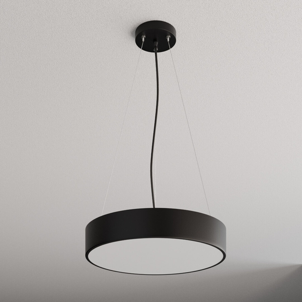 Wisząca lampa okrągła Cleo 137623690241 Team jadalniana nad stół czarna